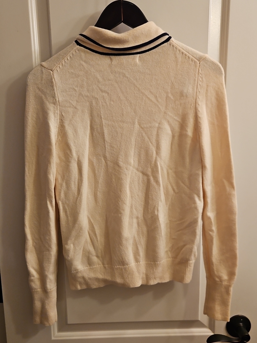 Boden Natural Cream Sailor Bow Knit Jumper, Cashmere, Wool, Cotton, S - Picture 6 of 11